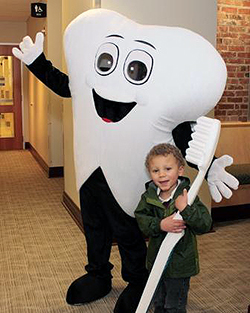 Mr. Molar makes a new friend. Mr. Molar makes a new friend.